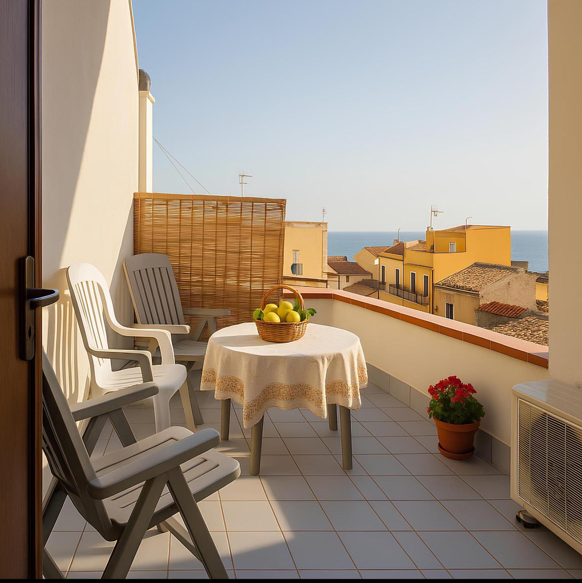 Sinyhouse Apartment Terrasini Bagian luar foto